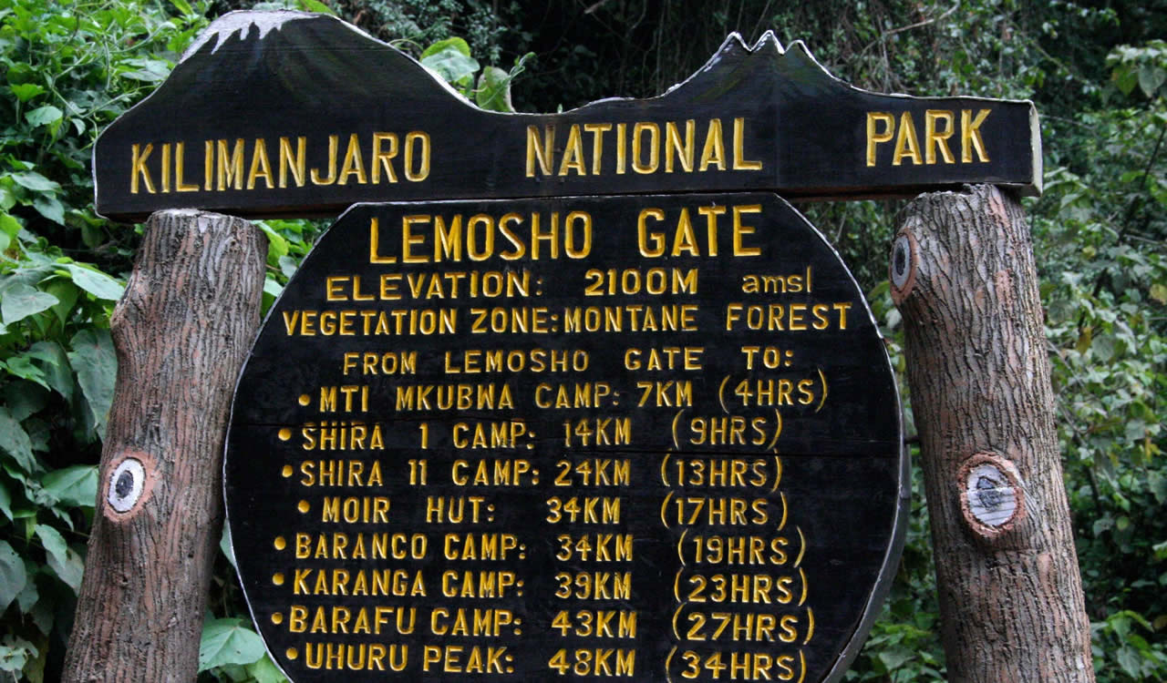8 Days Kilimanjaro Climb Lemosho Route